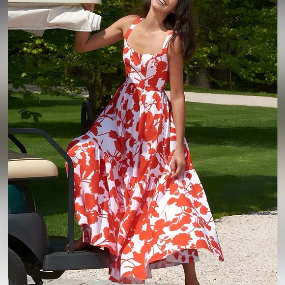 Commense Blooming In Summer Floral Print Cami Long Dress - Picture 1 of 4